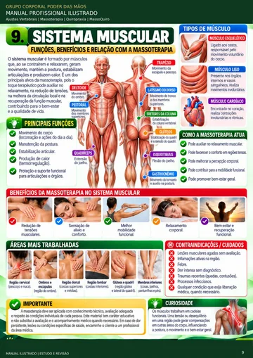 PÃ¡gina ilustrada do manual: Sistema muscular